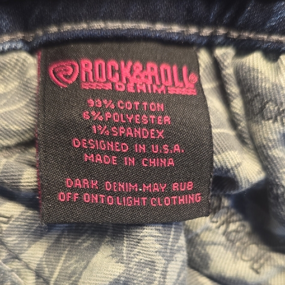 Rock & Roll High Rise Trouser Jean Size 27 X 34 - Picture 4 of 5